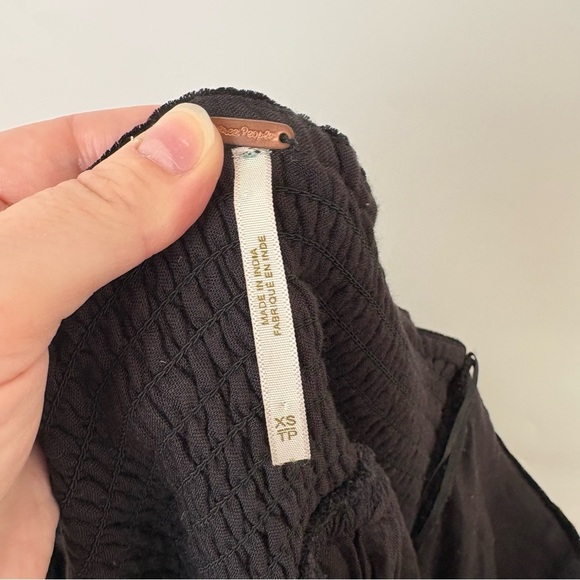 Free People Theo Puff Dress Babydoll Velvet Tulle - Picture 4 of 7